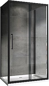 Душевой уголок ABBER Schwarzer Diamant AG30100BH-S100B-S100B купить в интернет-магазине Sanbest