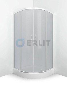 Душевой уголок Erlit ER ER0509-C4 тонированное стекло купить в интернет-магазине Sanbest