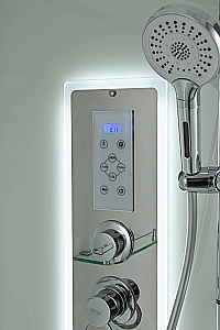 Душевая кабина AvaCan D Серия D2010 LED 100х100 с гидромассажем, с подсветкой купить в интернет-магазине Sanbest