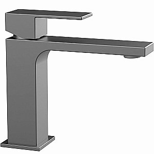 Смеситель для раковины Vincea Rondo VBF-1C01GM вороненая сталь купить в интернет-магазине сантехники Sanbest