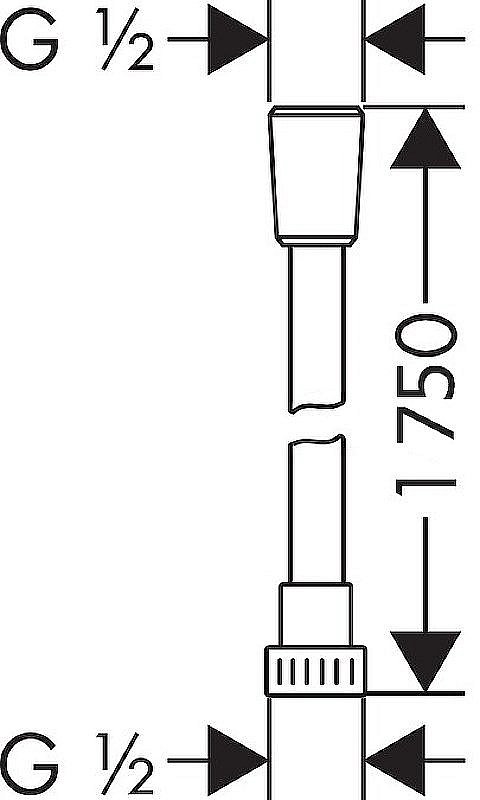 Душевой шланг WeltWasser WW BS 1750 PL серебро купить в интернет-магазине сантехники Sanbest