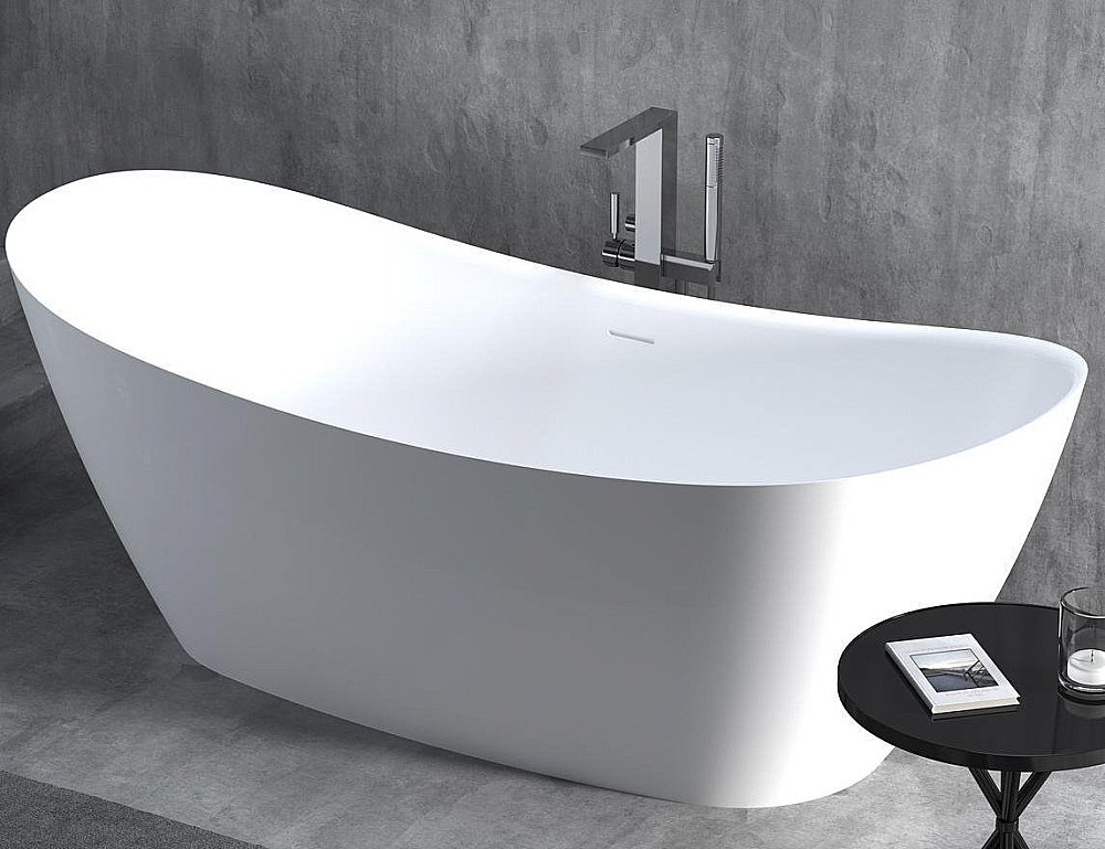 Ванна Salini NOEMI S-Stone 170x75 101722M белая матовая купить в интернет-магазине Sanbest