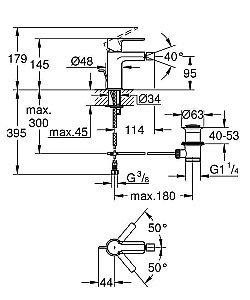 Смеситель для биде Grohe Lineare New 33848DC1 купить в интернет-магазине сантехники Sanbest