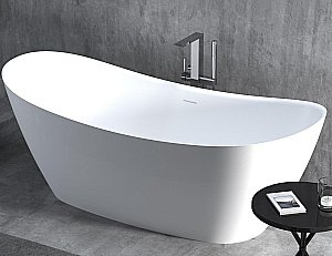 Ванна Salini NOEMI S-Stone 170x75 101722M белая матовая купить в интернет-магазине Sanbest