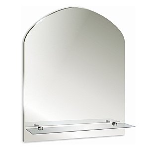 Зеркало LORANTO Арка 00000000237 50х58 с полкой в ванную от интернет-магазине сантехники Sanbest