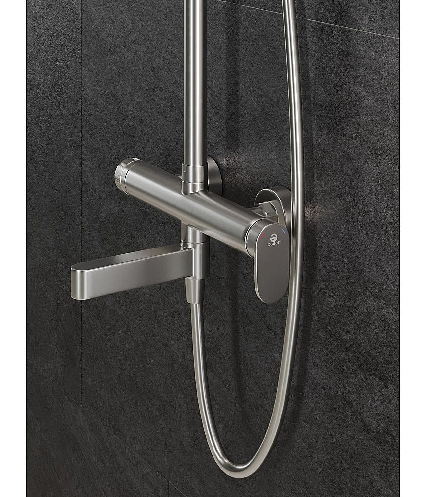 Душевая система Agger Sweet A2793322 сатин матовый купить в интернет-магазине сантехники Sanbest