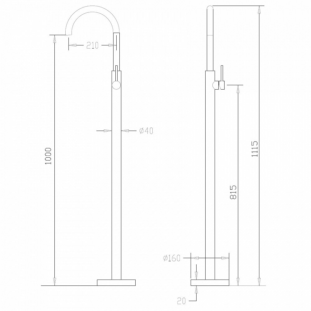 Смеситель для раковины ABBER Wasser Kreis AF8141B черный матовый купить в интернет-магазине сантехники Sanbest