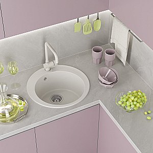 Кухонная мойка Misty Artemida 51 ART-51-03 жасмин купить в интернет-магазине сантехники Sanbest