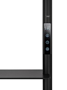 Полотенцесушитель электрический WONZON & WOGHAND DÜSSELDORF, Черный матовый (WW-A203-MB) купить в интернет-магазине сантехники Sanbest