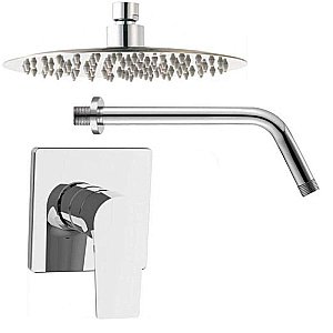 Душевая система Aquanet STATIC 1.07 257150 хром купить в интернет-магазине сантехники Sanbest