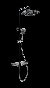 Душевая система с термостатом WONZON & WOGHAND ThermoKlick, Темный графит (WW-B3098-A-BGG) купить в интернет-магазине сантехники Sanbest