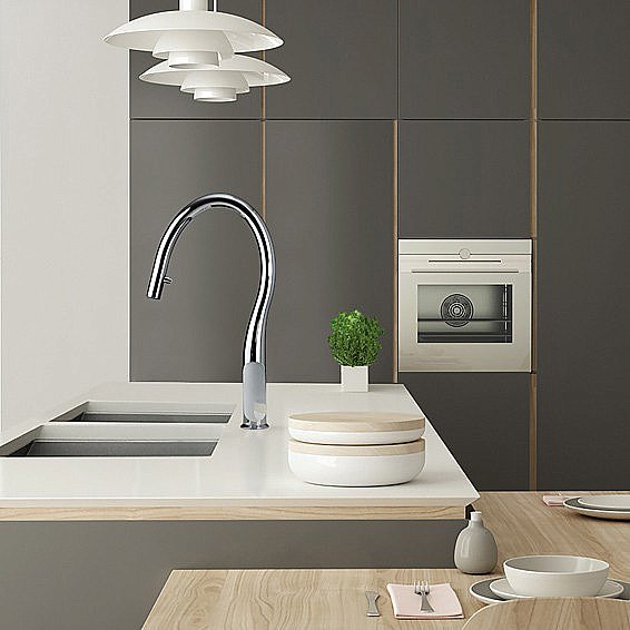 Смеситель для кухни PAINI Nove 09CR591D хром купить в интернет-магазине сантехники Sanbest