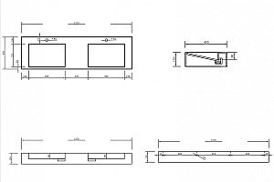 Раковина Abber Stein AS2643-1.5 белая матовая купить в интернет-магазине Sanbest
