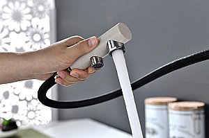 Смеситель для кухни Paulmark Serpentine Se213222-BE бежевый купить в интернет-магазине сантехники Sanbest