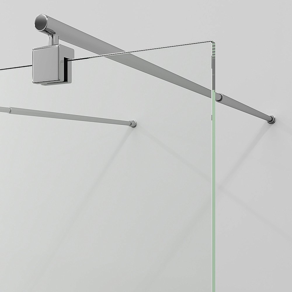 Душевое ограждение WasserKRAFT Vechte 60W39 90 фиксатор серебристый/стекло прозрачное купить в интернет-магазине Sanbest