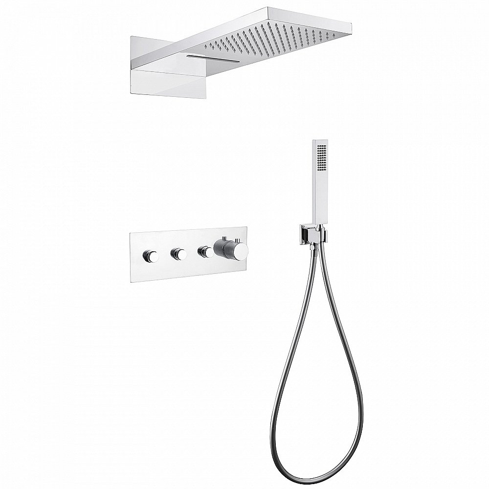 Душевая система Abber RUND AF8752 хром купить в интернет-магазине сантехники Sanbest