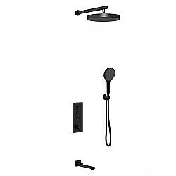 Душевая система Vincea Inspire VSFW-433TI2MB черная матовая купить в интернет-магазине сантехники Sanbest