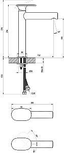 Смеситель для раковины Ravak Spring SG 014.10WHM X070566 белый матовый купить в интернет-магазине сантехники Sanbest