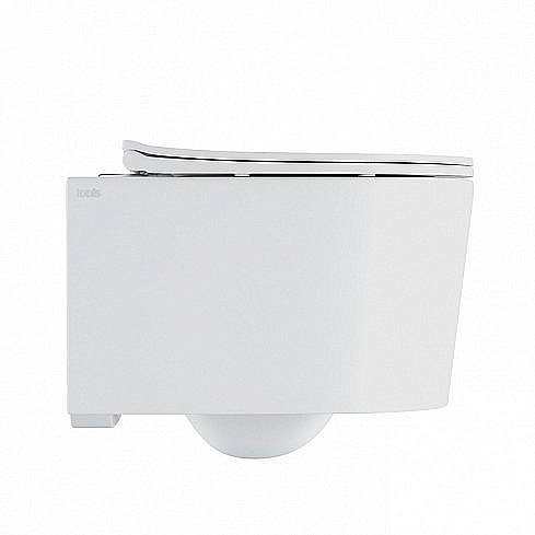 Унитаз подвесной IDDIS Stone STORDSEi25 безободковый, с крышкой микролифт купить в интернет-магазине Sanbest