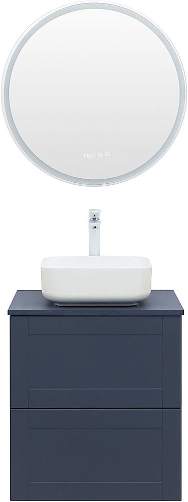 Тумба с раковиной Aquanet Терра 60 маренго для ванной в интернет-магазине Sanbest