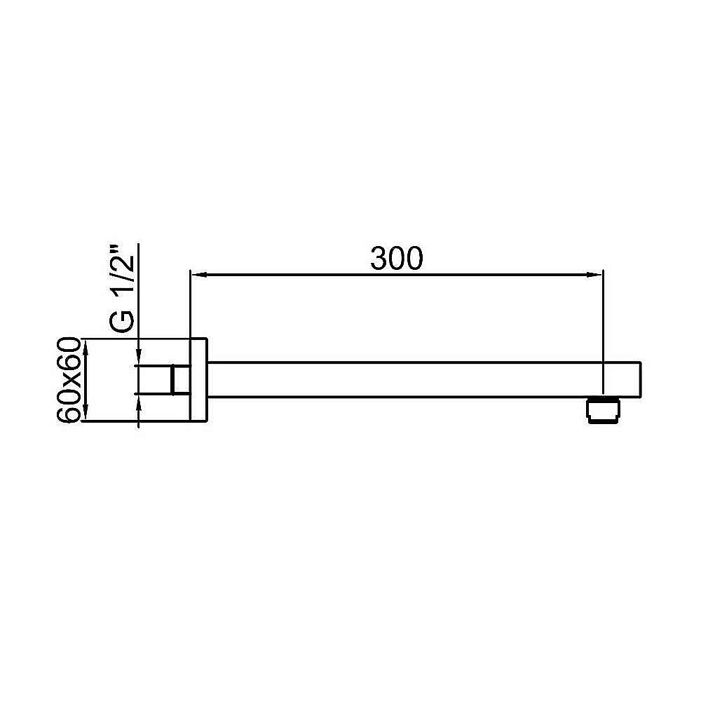 Держатель верхнего душа Webert SHOWER SET AC1025560 черный купить в интернет-магазине сантехники Sanbest