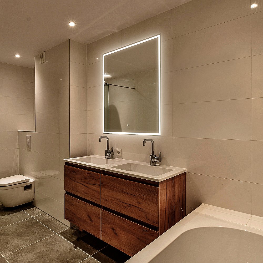 Зеркало ABBER See AG6108S-0.6 60x80 в ванную от интернет-магазине сантехники Sanbest