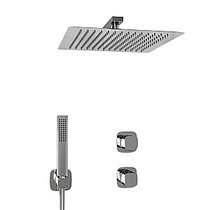 Душевая система WasserKRAFT Naab 8600 SET2837 хром купить в интернет-магазине сантехники Sanbest