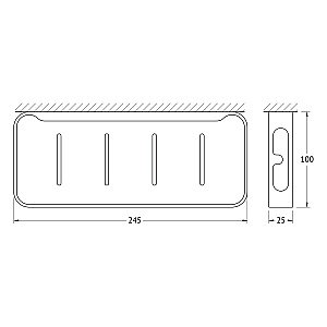 Мыльница-решетка ARTWELLE REGEN 8324 купить в интернет-магазине сантехники Sanbest