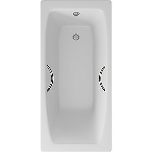 Ванна чугунная Delice Repos Comfort DLR220508R 170x70 белая с ручками купить в интернет-магазине Sanbest