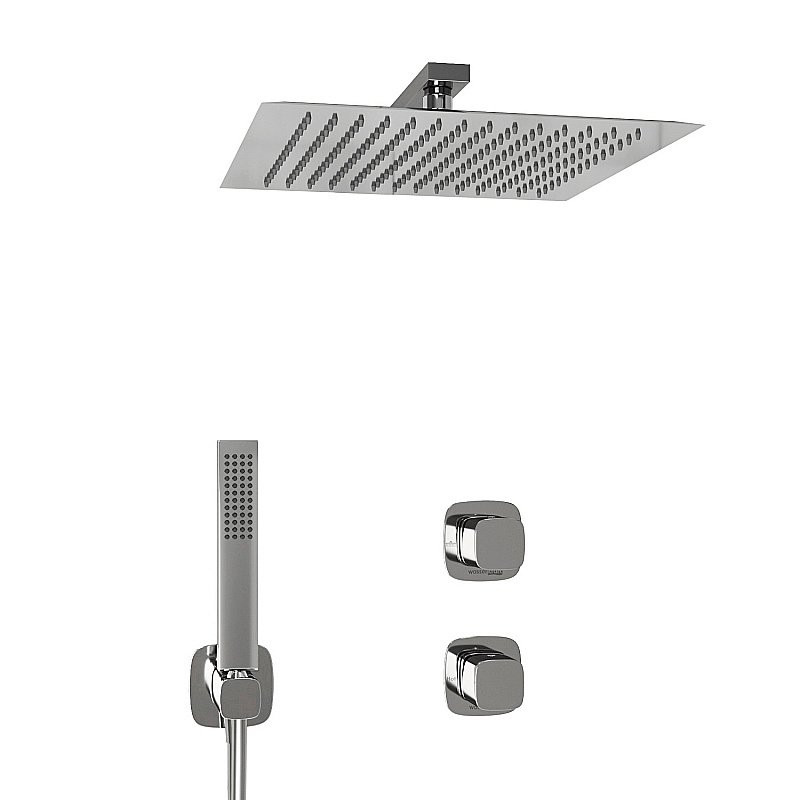 Душевая система WasserKRAFT Naab 8600 SET2837 хром купить в интернет-магазине сантехники Sanbest