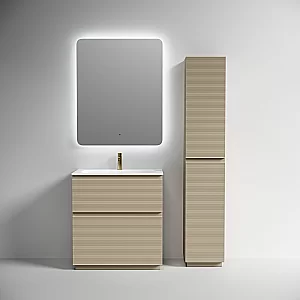 Тумба с раковиной Sancos FOLK Floor FL80FCP/CN7012 80 Капучино для ванной в интернет-магазине Sanbest