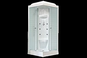 Душевая кабина Royal Bath RB90HP7-WC 90x90 профиль белый/стекло матовое купить в интернет-магазине Sanbest