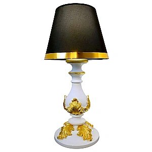 Светильник Migliore 33107 белый глянцевый/декор золото купить в интернет-магазине сантехники Sanbest