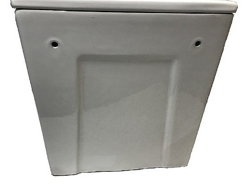 Унитаз напольный CeramaLux 1222A белый, безободковый, с бачком, с крышкой микролифт купить в интернет-магазине Sanbest