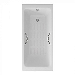 Ванна чугунная Delice PARALLEL Comfort DLR220506R-AS 180x80 белая с ручками купить в интернет-магазине Sanbest