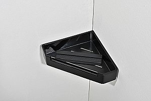 Полка Aquatek AQ4976MB 22х22 черный матовый купить в интернет-магазине сантехники Sanbest