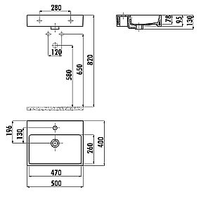 Раковина Creavit Next 50 NX242-0000 белая купить в интернет-магазине Sanbest