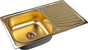 Мойка для кухни ZORG Inox PVD SZR 7848 BRONZE купить в интернет-магазине сантехники Sanbest