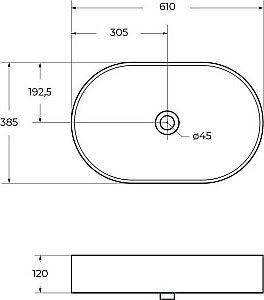 Раковина накладная BelBagno BB1479 белая купить в интернет-магазине Sanbest
