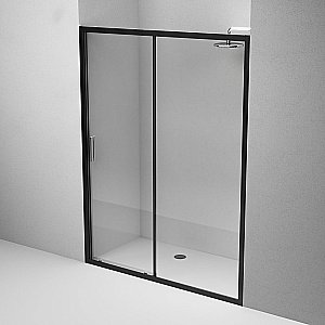 Душевая дверь AM.PM GEM W90G 150 прозрачная/черный купить в интернет-магазине Sanbest
