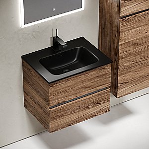 Тумба с раковиной Sancos Urban 60 UR60ECH дуб чарльстон для ванной в интернет-магазине Sanbest