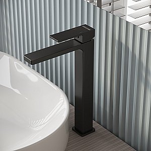 Смеситель для раковины высокий Grossman Style 520.K35.05.210 черный матовый купить в интернет-магазине сантехники Sanbest
