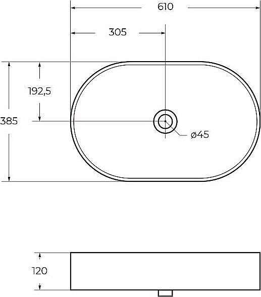 Раковина накладная BelBagno BB1479 белая купить в интернет-магазине Sanbest