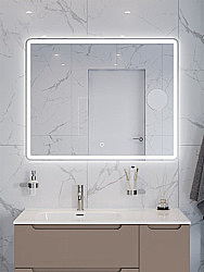Зеркало BelBagno SPC-MAR-1000-800-LED-TCH-LNZ в ванную от интернет-магазине сантехники Sanbest
