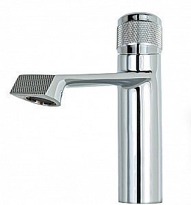 Смеситель для раковины Orange SOLE M03-021cr хром/с декором купить в интернет-магазине сантехники Sanbest