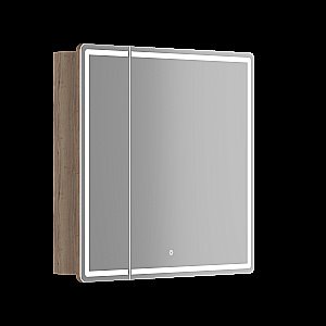 Зеркальный шкаф Sancos Mirror MI80EG дуб галифакс натуральный купить в интернет-магазине сантехники Sanbest