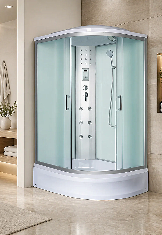 Душевая кабина RIVER DUNAY 24 120х80 стекло матовое купить в интернет-магазине Sanbest
