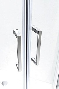 Душевой уголок Cezares Molveno 140x100 MOLVENO-AH-11-140/100-C-Cr-IV стекло прозрачное/профиль хром купить в интернет-магазине Sanbest