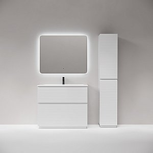 Тумба с раковиной Sancos FOLK Floor FL100FW/CN7013 100 Bianco для ванной в интернет-магазине Sanbest