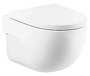 Унитаз подвесной Roca Meridian 893104990 безободковый, с инсталляцией, с крышкой микролифт купить в интернет-магазине Sanbest